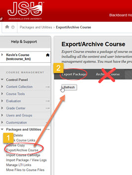 Course Export
