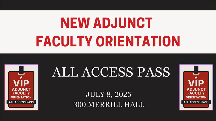 2025 New Adjunct Faculty Orientation