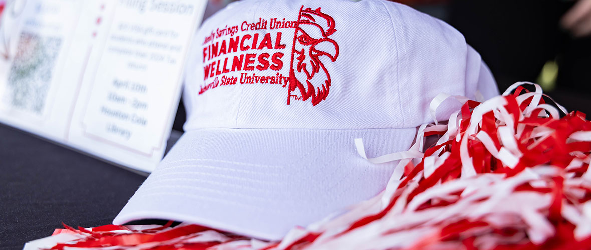 Hat with Financial Wellness logo