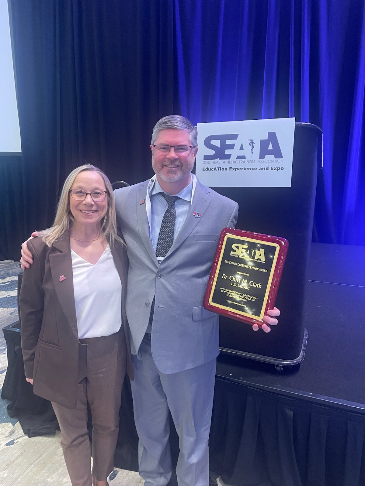 Tracey Matthews and Chris Clark