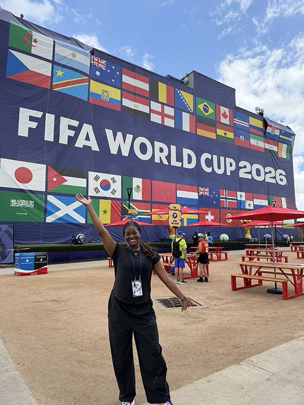 Jordan Gilbert at FIFA World Cup